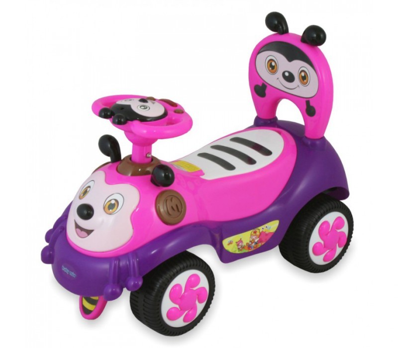 Машинка-каталка Alexis-Babymix 7625 (pink)